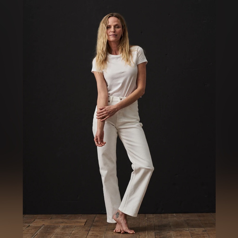Buck Mason White Rider Jeans